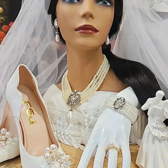 Shower Me With Pearls is a Unique One-Of-A-Kind Tiara Bundle - Picture 10 of 17